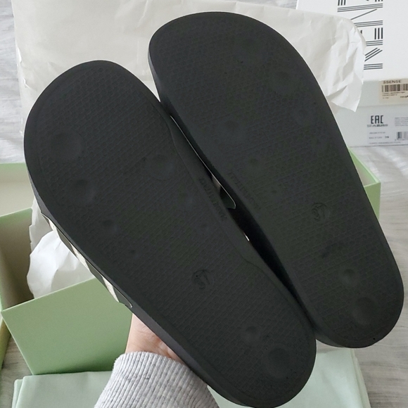 SOLD Bnib Virgil Abloh Off-White Pool Slides Sz 37 - Picture 2 of 6